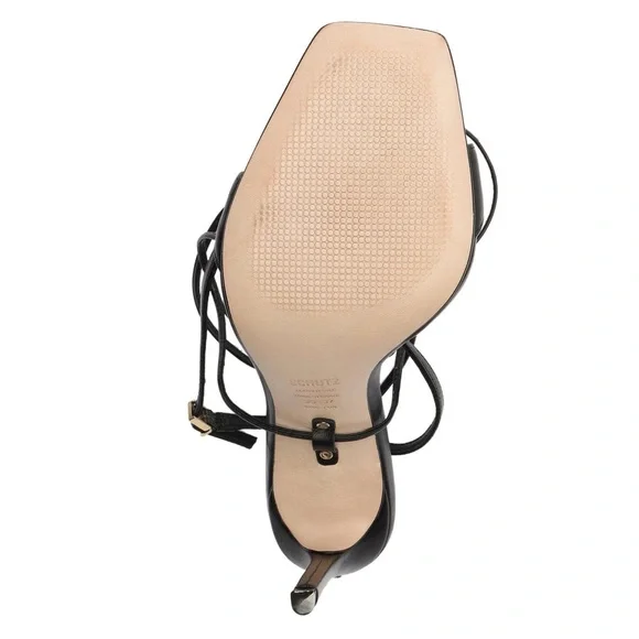 Schutz Vikki Black Strappy Heel - Picture 7 of 7